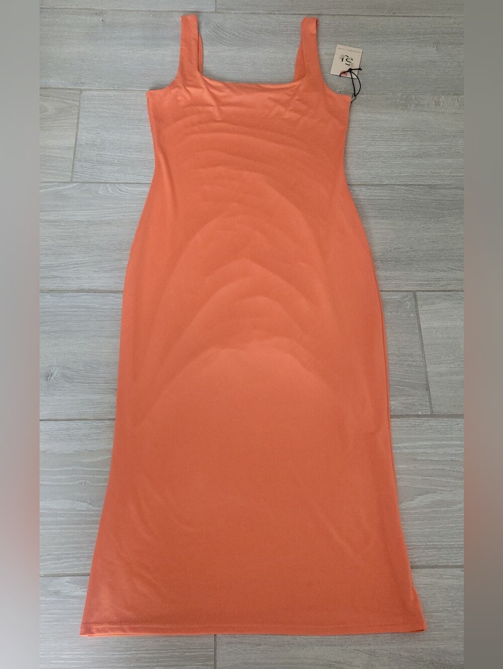 Sincerly Jules Orange Tank Maxi Dress